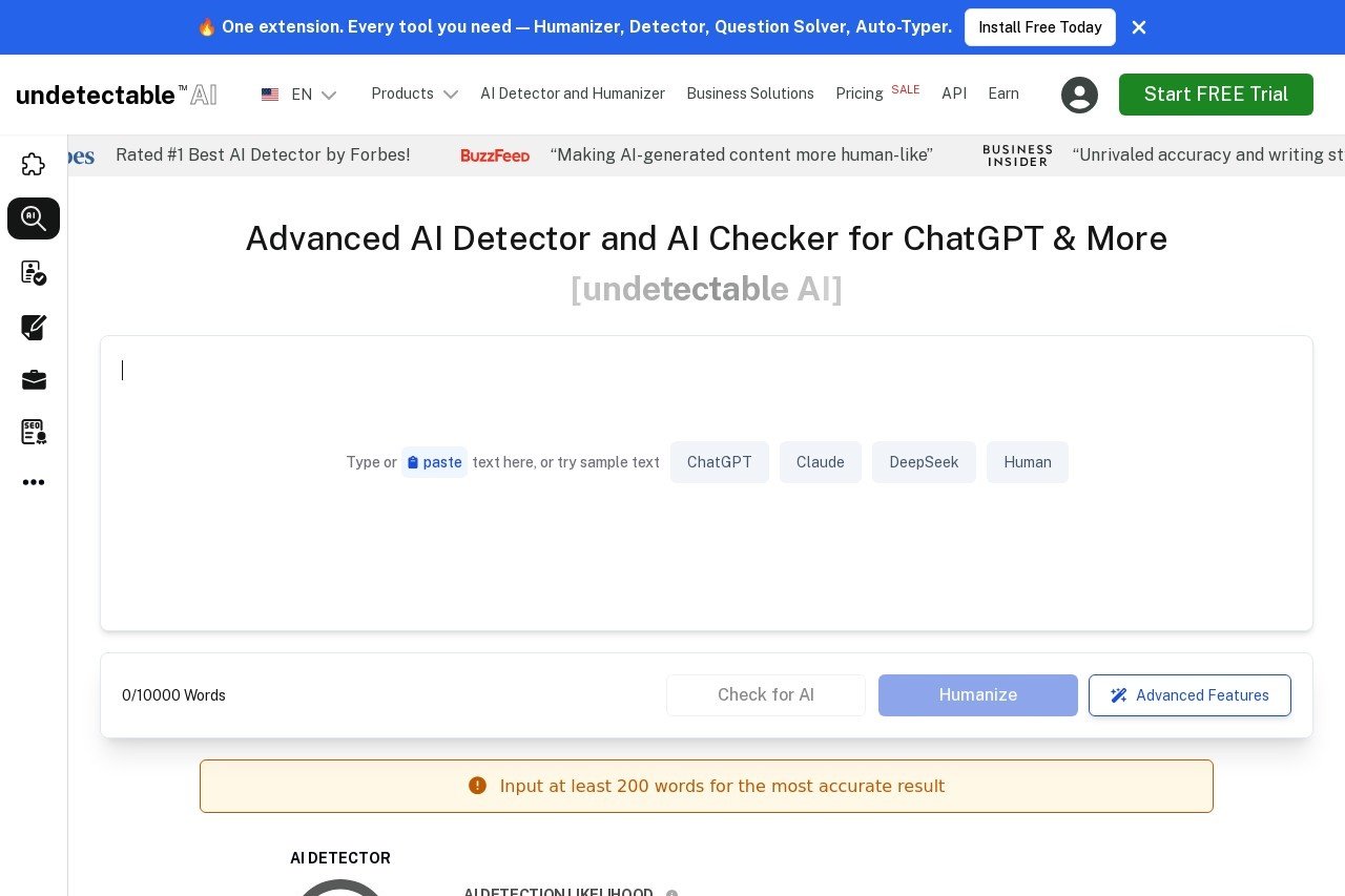 Undetectable AI