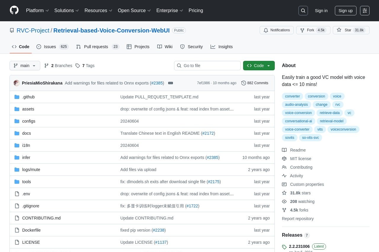 Retrieval-based-Voice-Conversion-WebUI