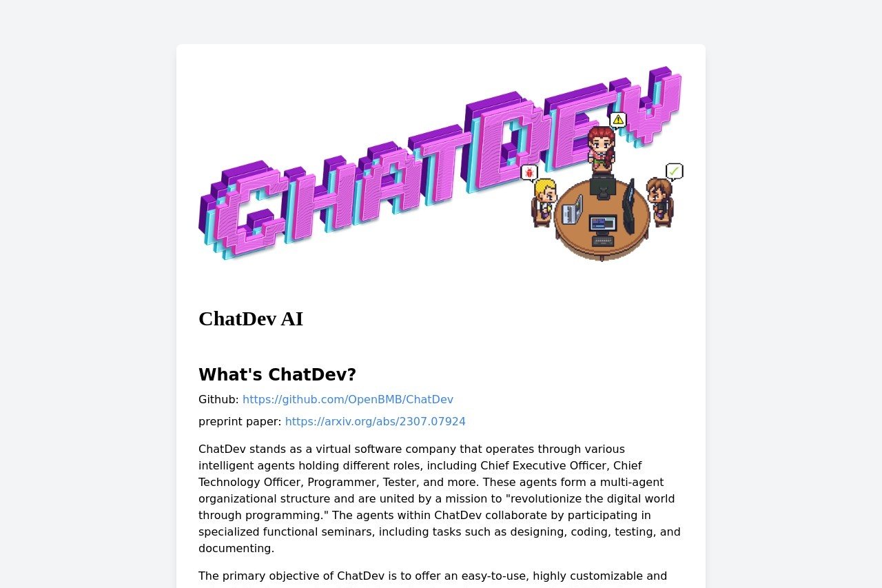 ChatDev